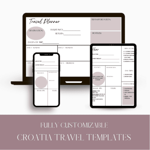 Mauve Croatia Travel Planners on various devices
