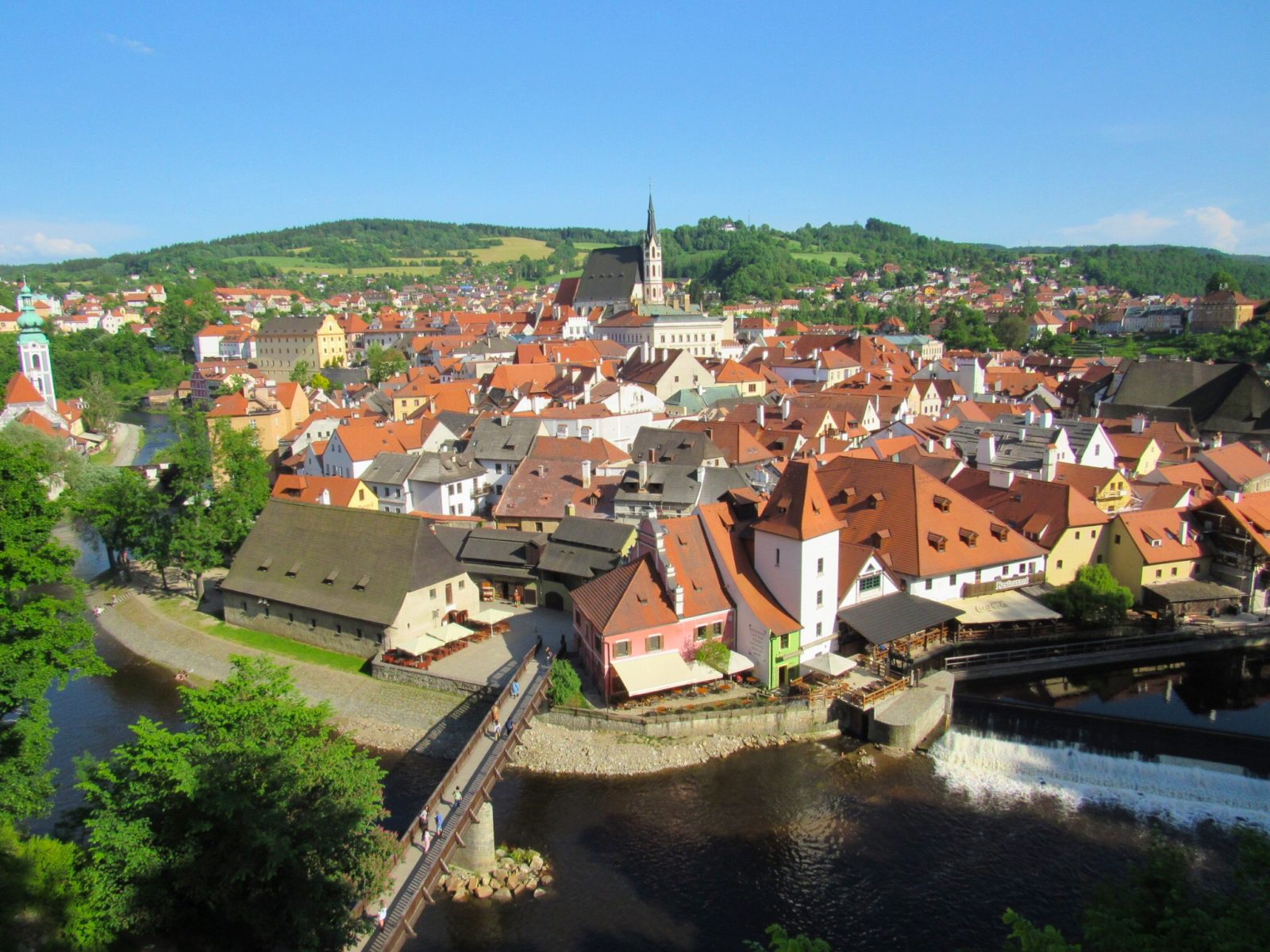 View of Cesky Krumlov, Czech Republic