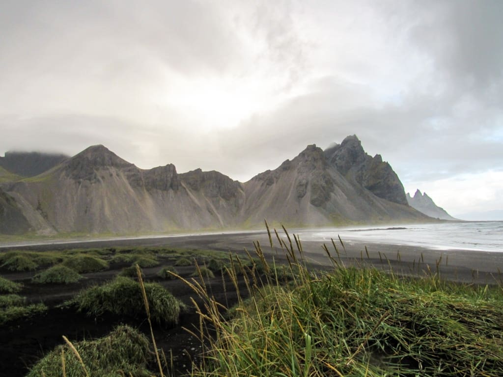 Panoramic shot of Stokness Iceland