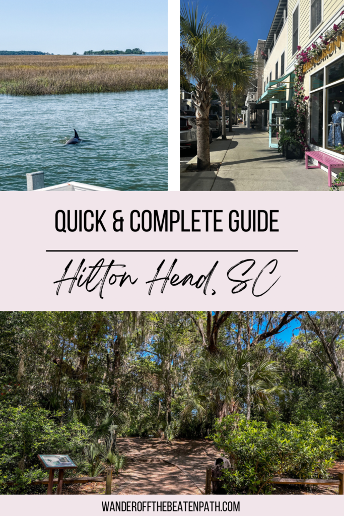 Collage of panoramic photos from Hilton Head South Carolina