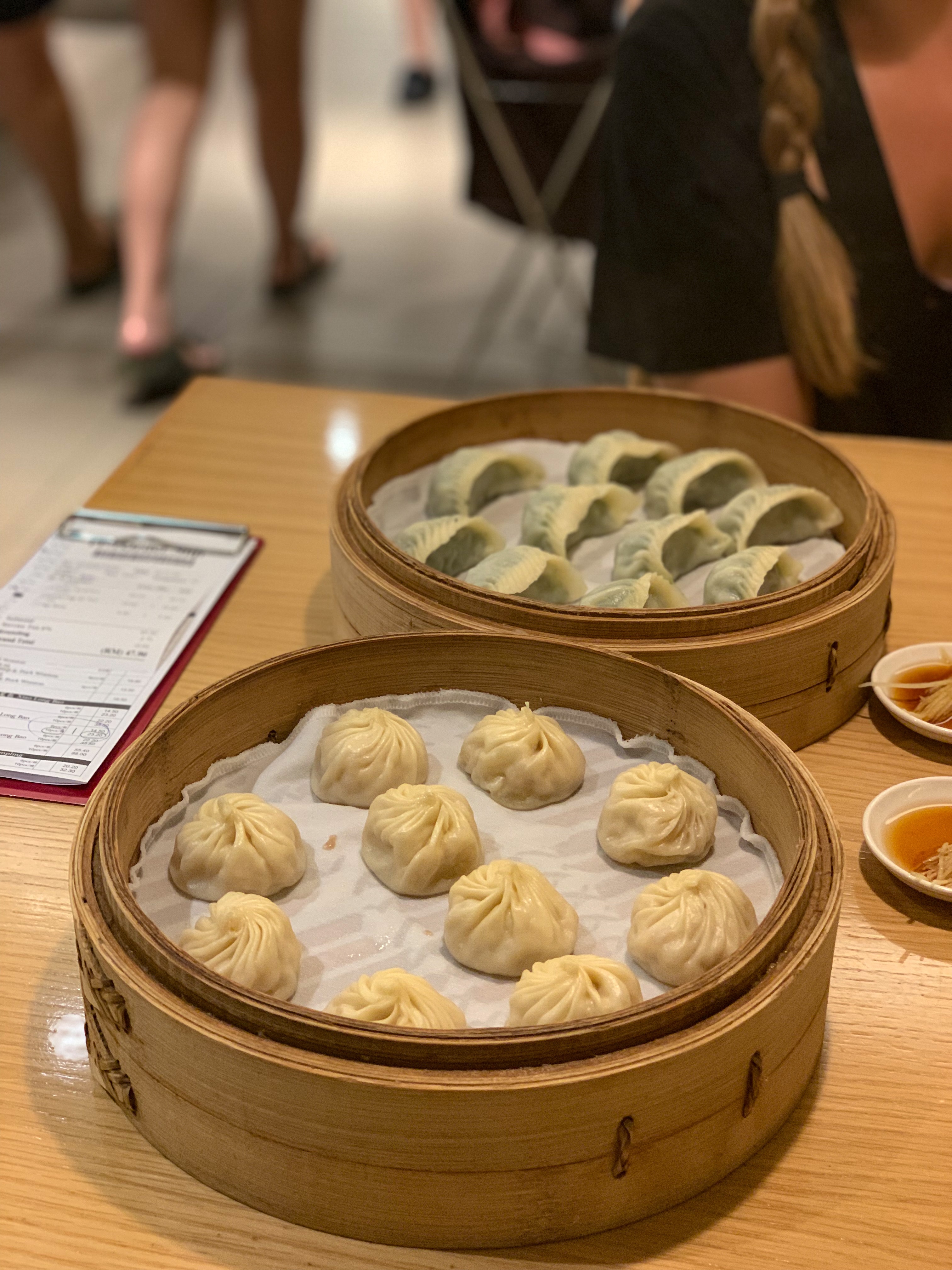 Dumplings from Din Tai Fung,Taipei