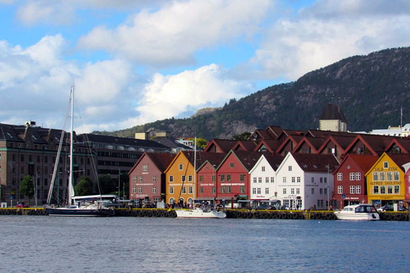 Waterfront in Bergen, Norway