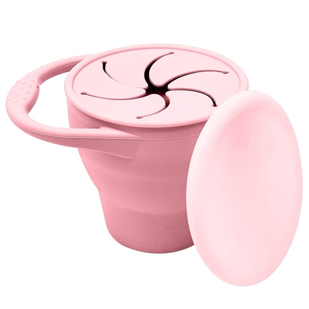 Collapsible Silicone Snack Container