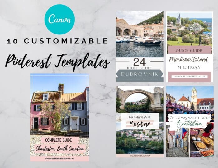 Customizable Pinterest Templates