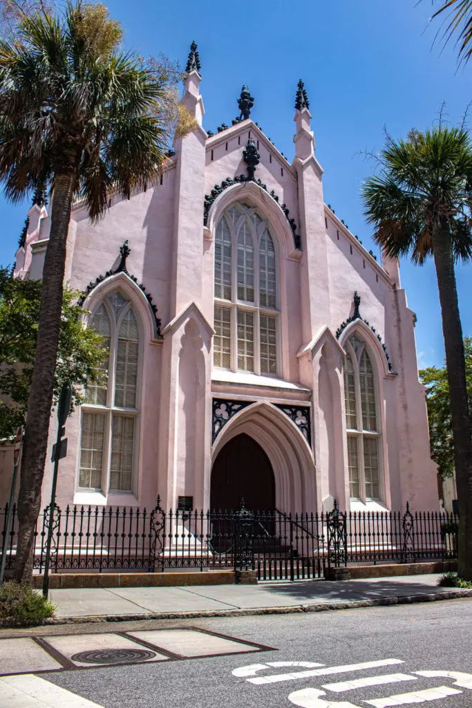 Pink church in Charleston