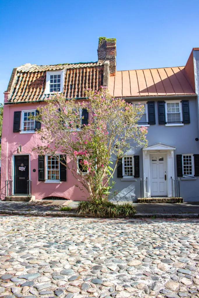 Colorful houses in Charleston