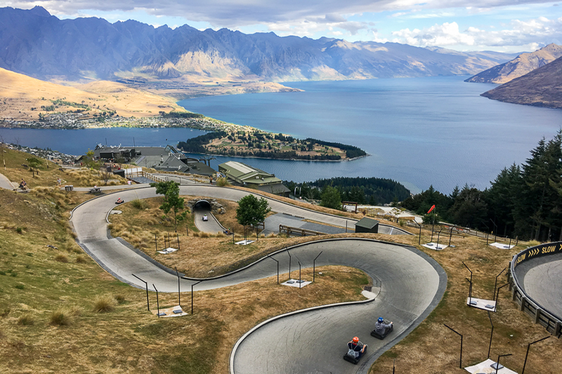 Queenstown Cable Car in New Zealand