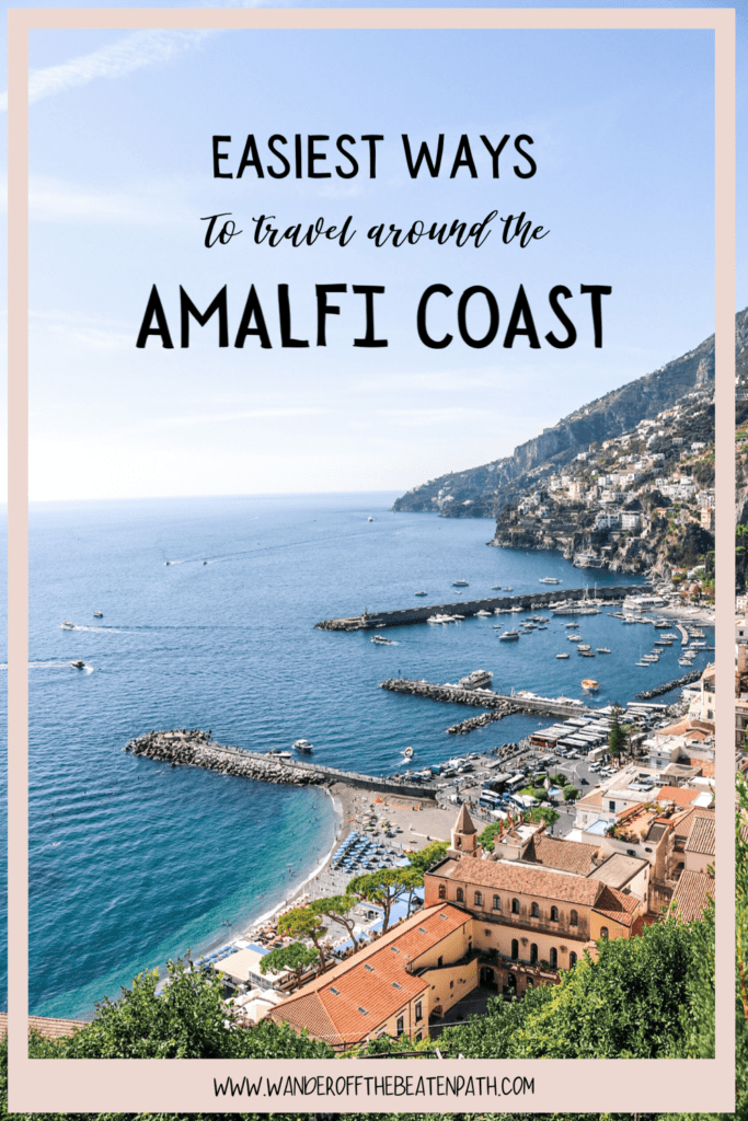 View of Amalfi, Italy. Click here for a complete guide to travelling the Amalfi Coast.