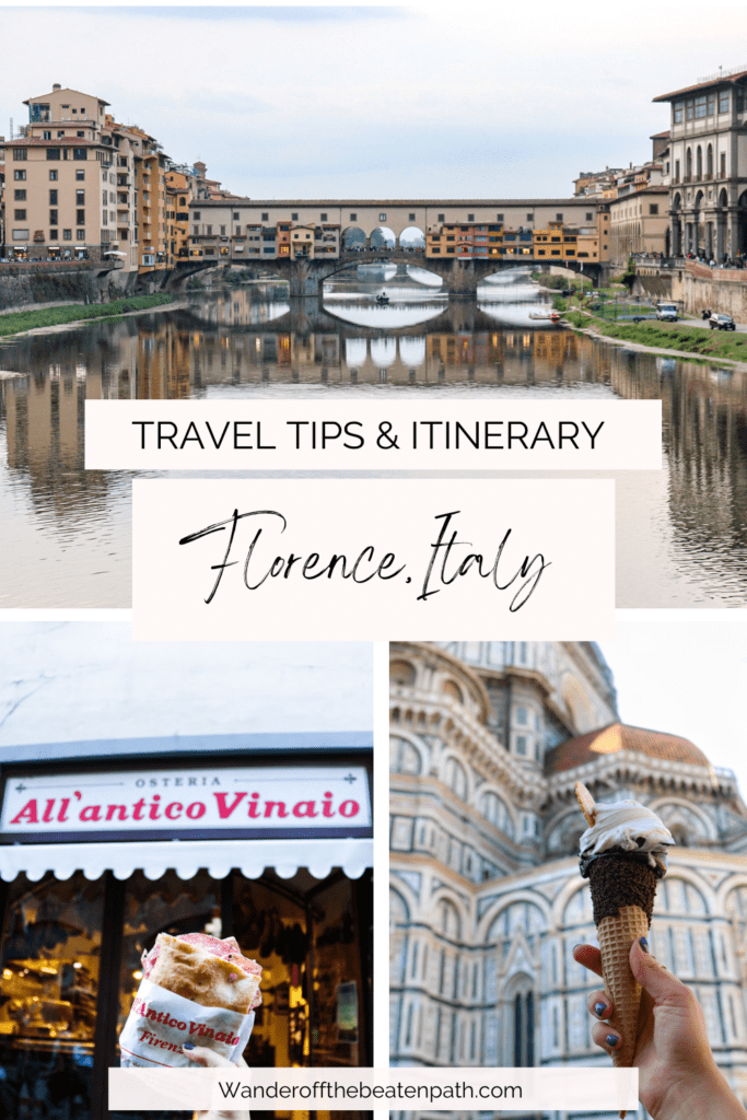 Collage of photos from Florence, Italy. Click here for a complete guide to exploring Florence.