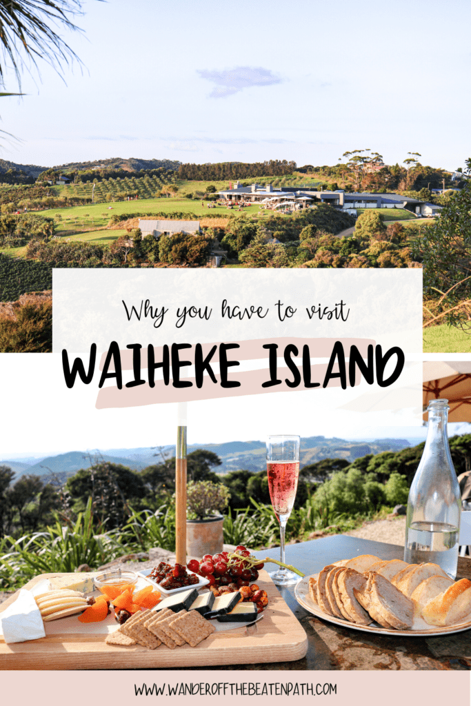 Collage of photos from Waiheke Island. Click here for afull guide to Waiheke Island