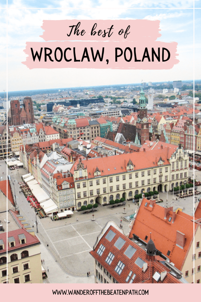 Photo overlooking Wroclaw, Poland. Click here for a complete guide to visting Wroclaw.