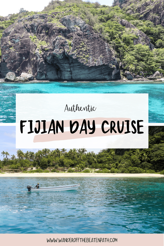 Collage of photos from Fiji. Click here for a guide to the Authentic Fijian Day Cruise.