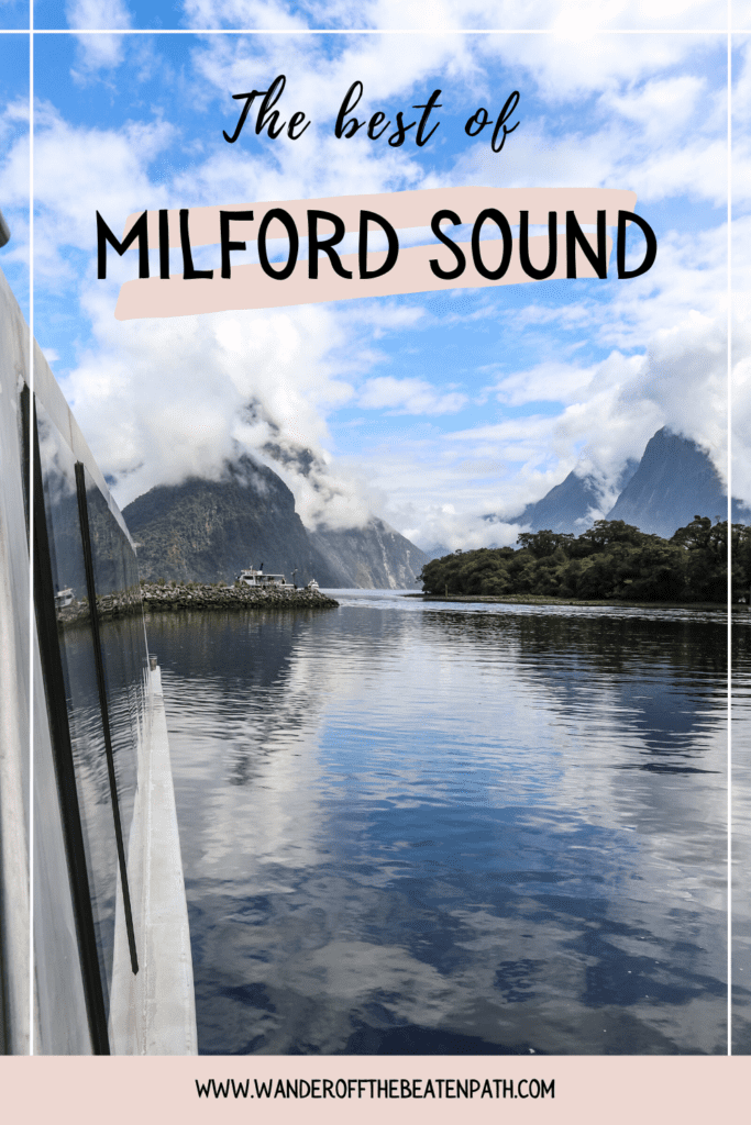 Photo of Milford Sound. Click here for a full guide to visiting.