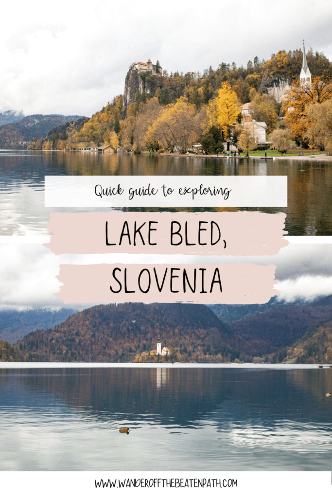 Photo of Lake Bled, Slovenia. Click here for the ultimate guide to visiting this charming town.