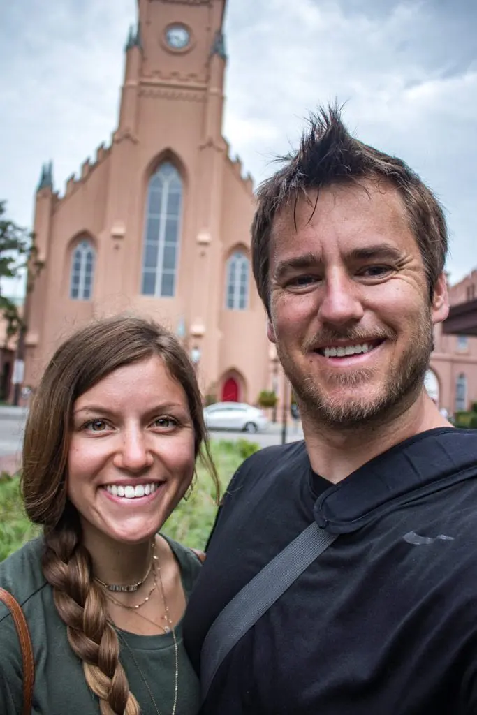 Taking a selfie in Charleston