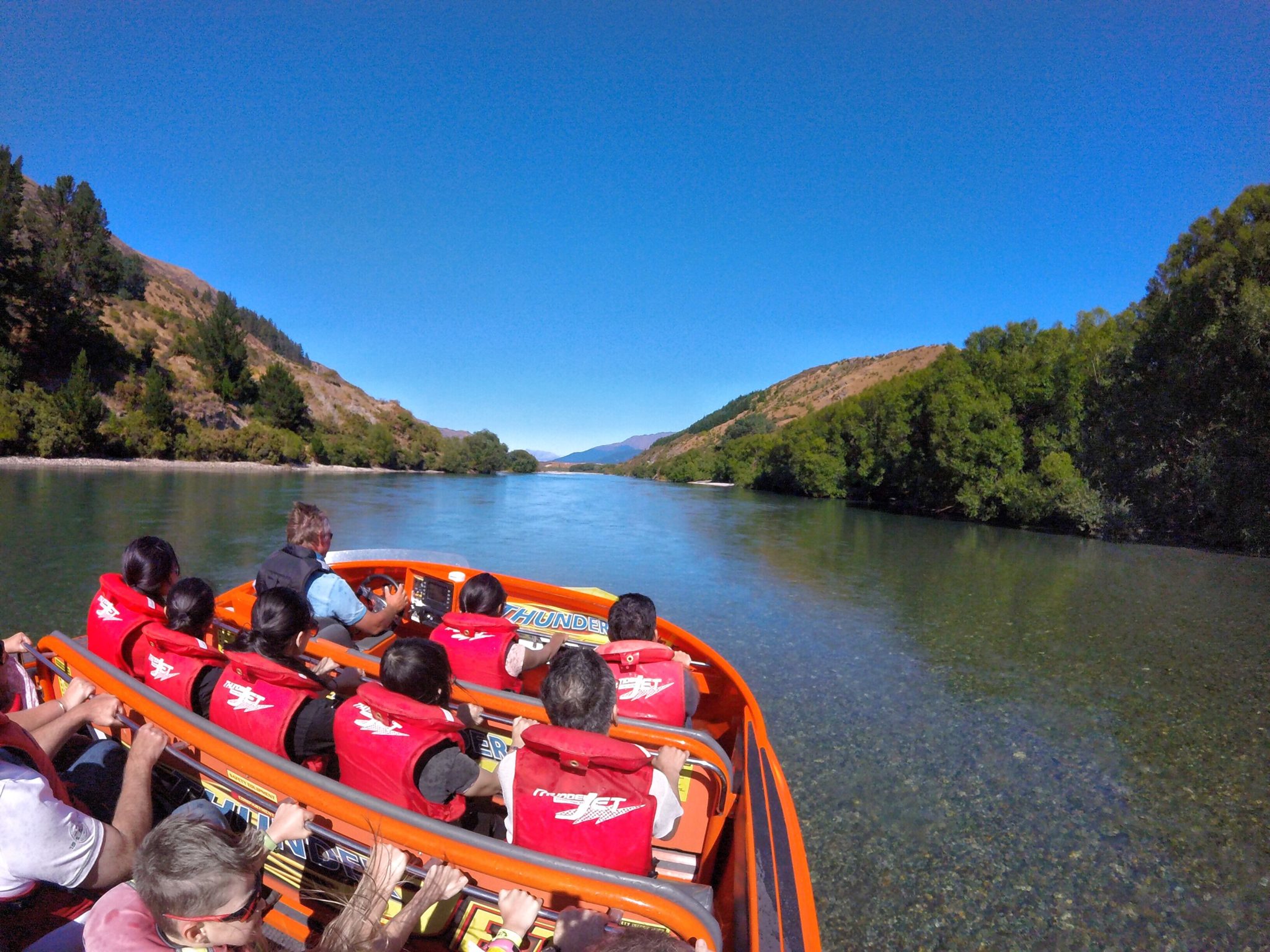 Jet Boating with Thunder Jet, Queenstown,, NZ