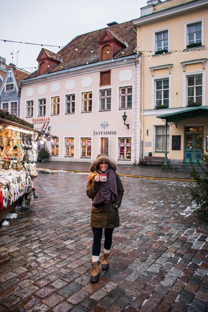 Enjoying the Christmas Market in Tallinn