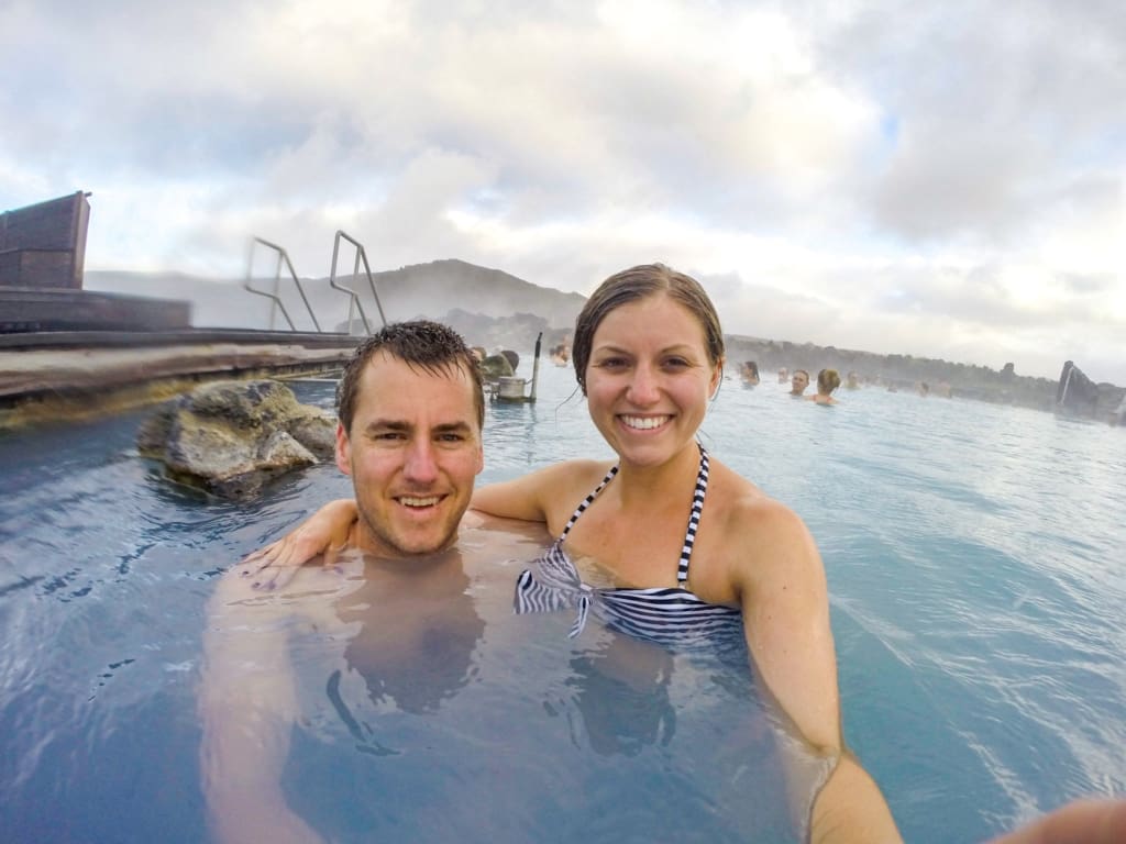 Enjoying the Myvatn Nature Baths in Iceland