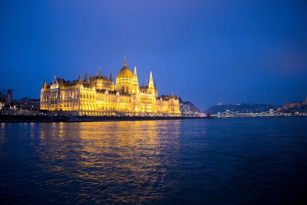 Photo of Budapest at night