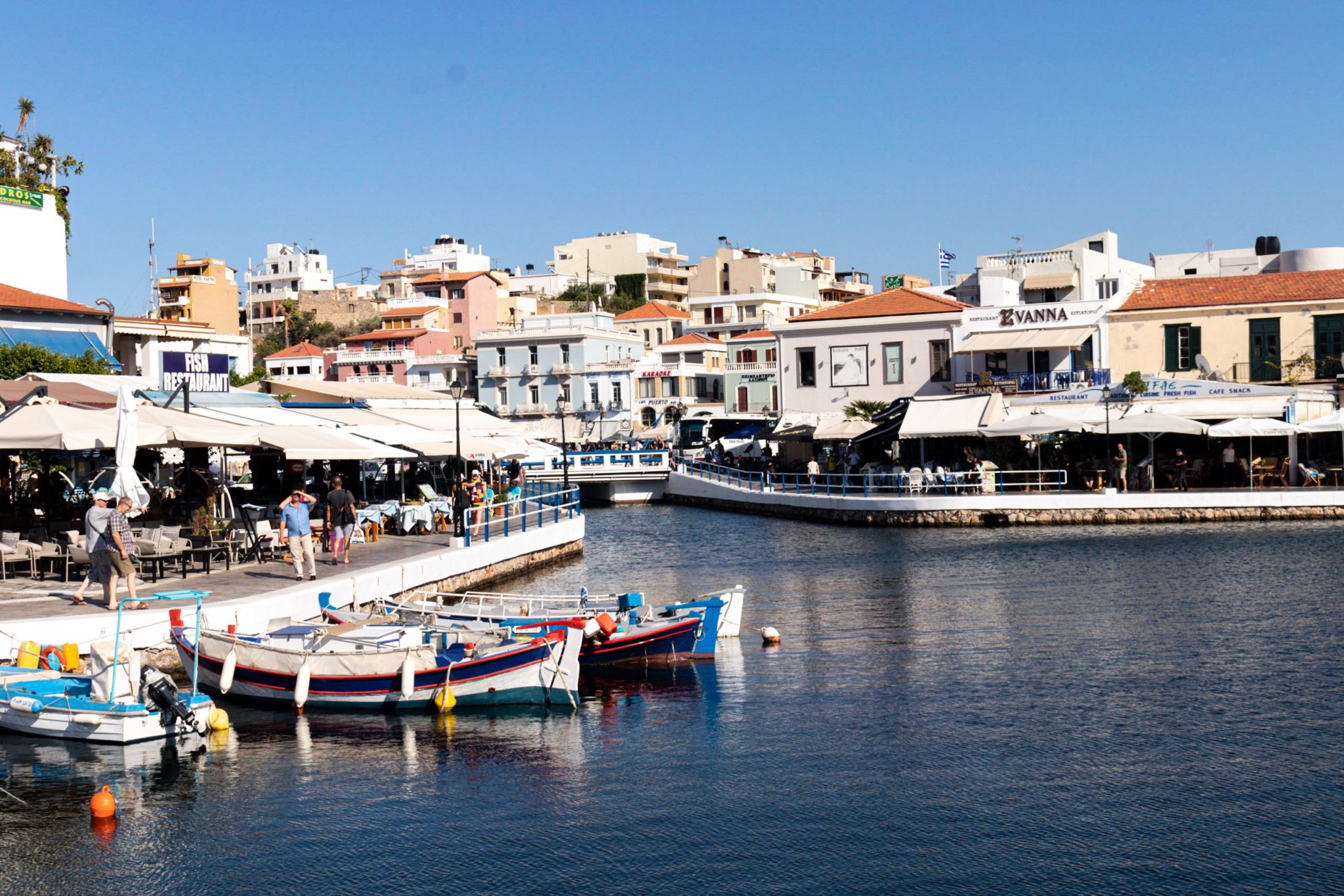 View of Agios Nikolaos, Greece