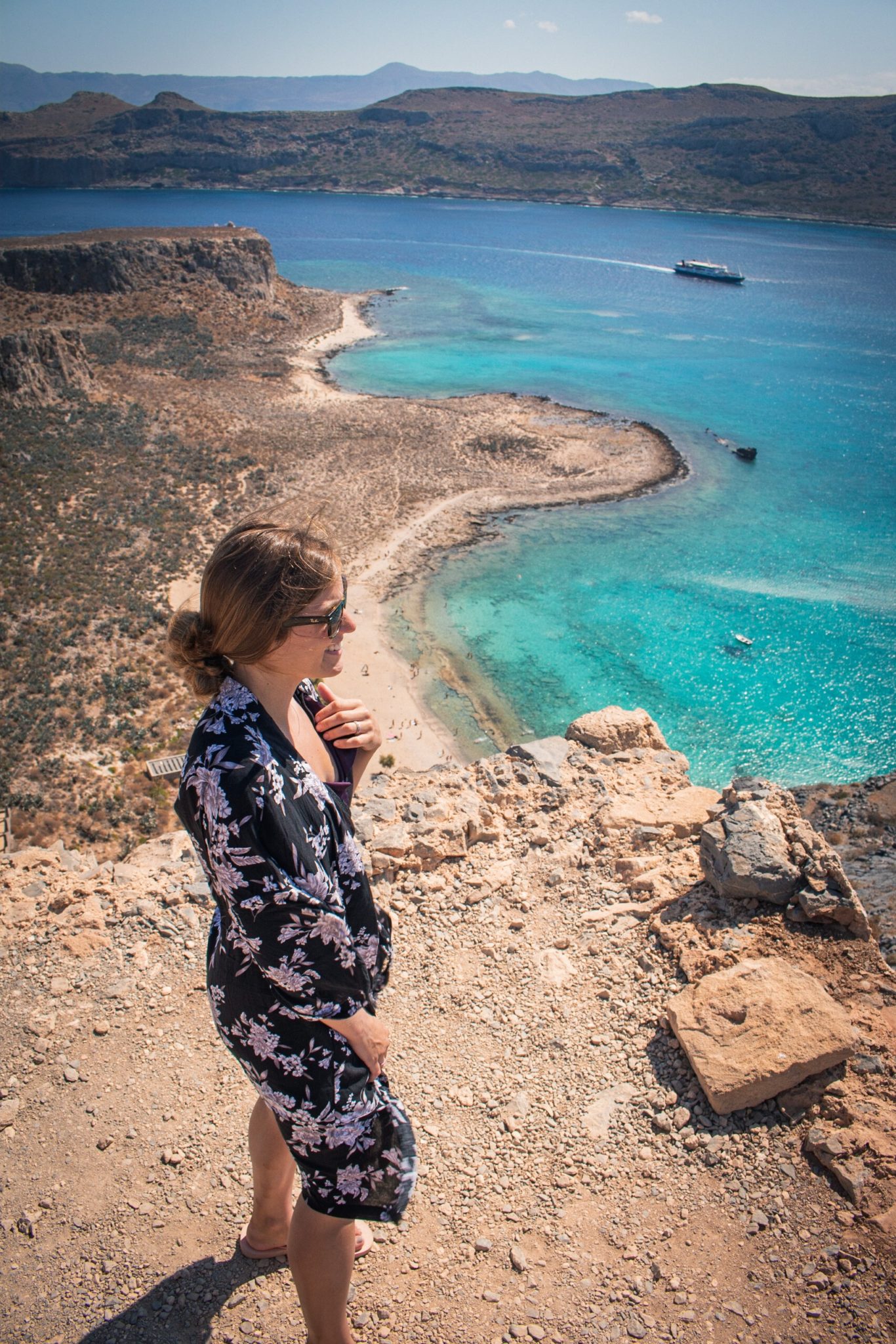 Admiring Balos, Corfu Island, Greece