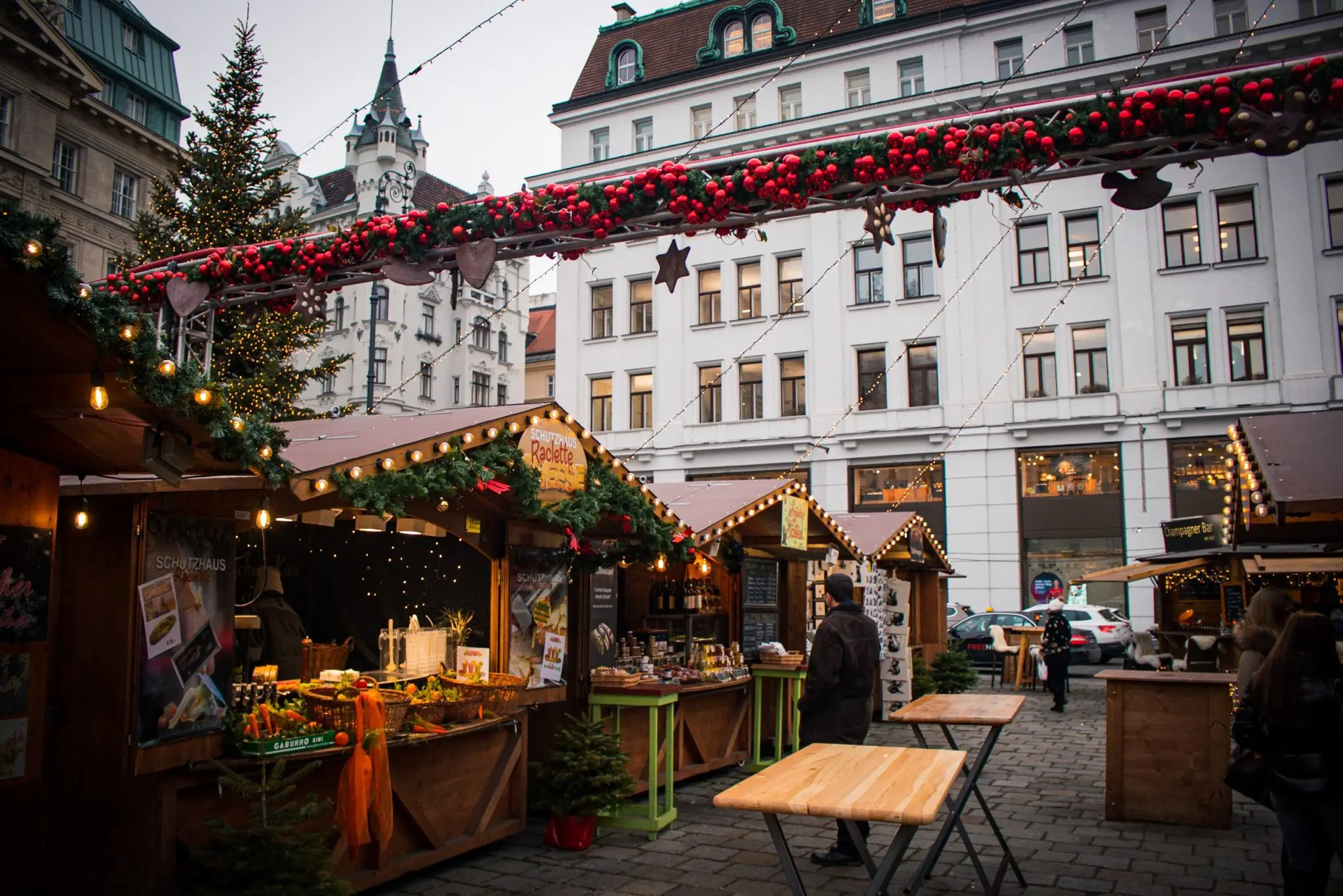 Christmas Market, Vienna, Austria