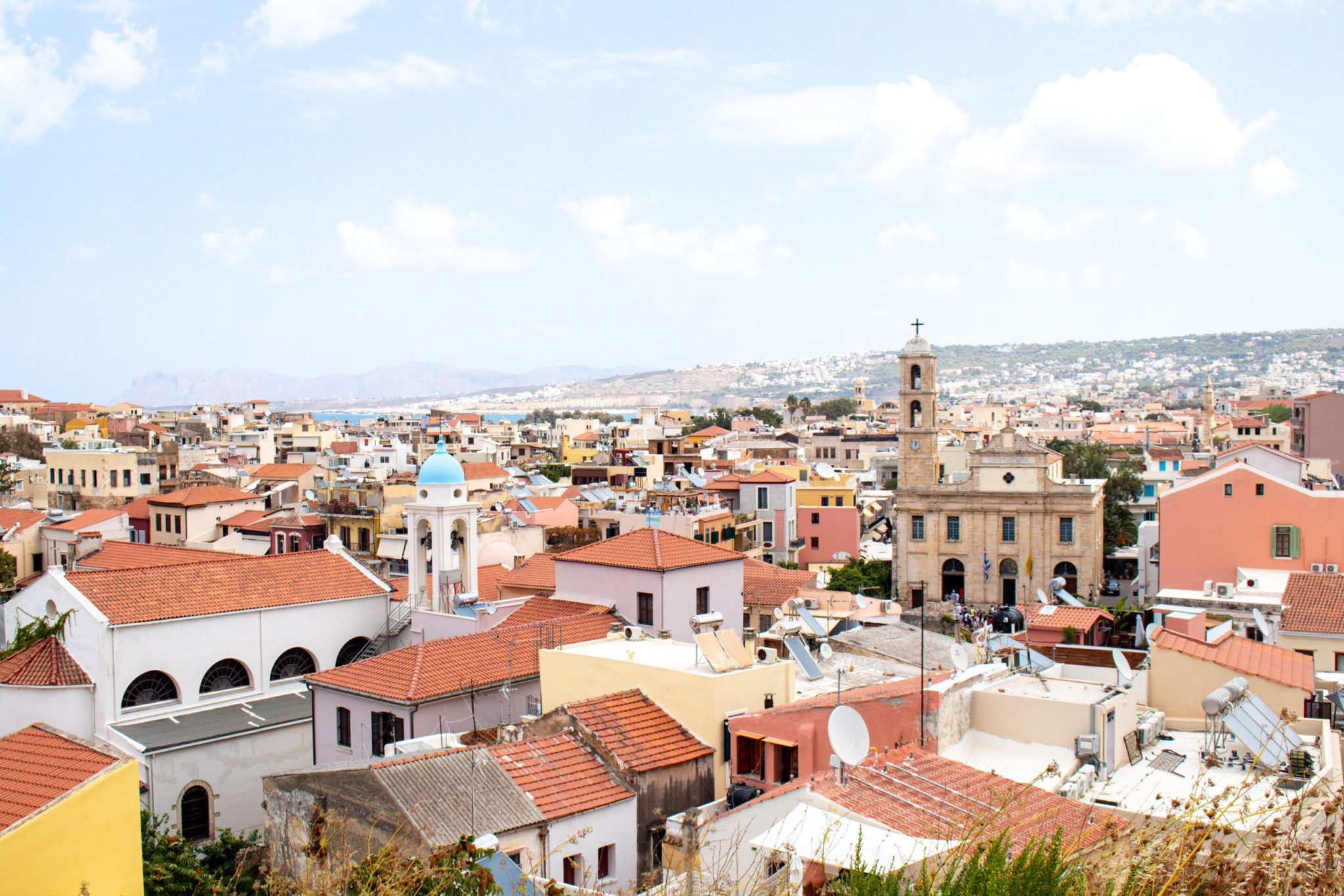 View of Chania, Crete Island, Greece