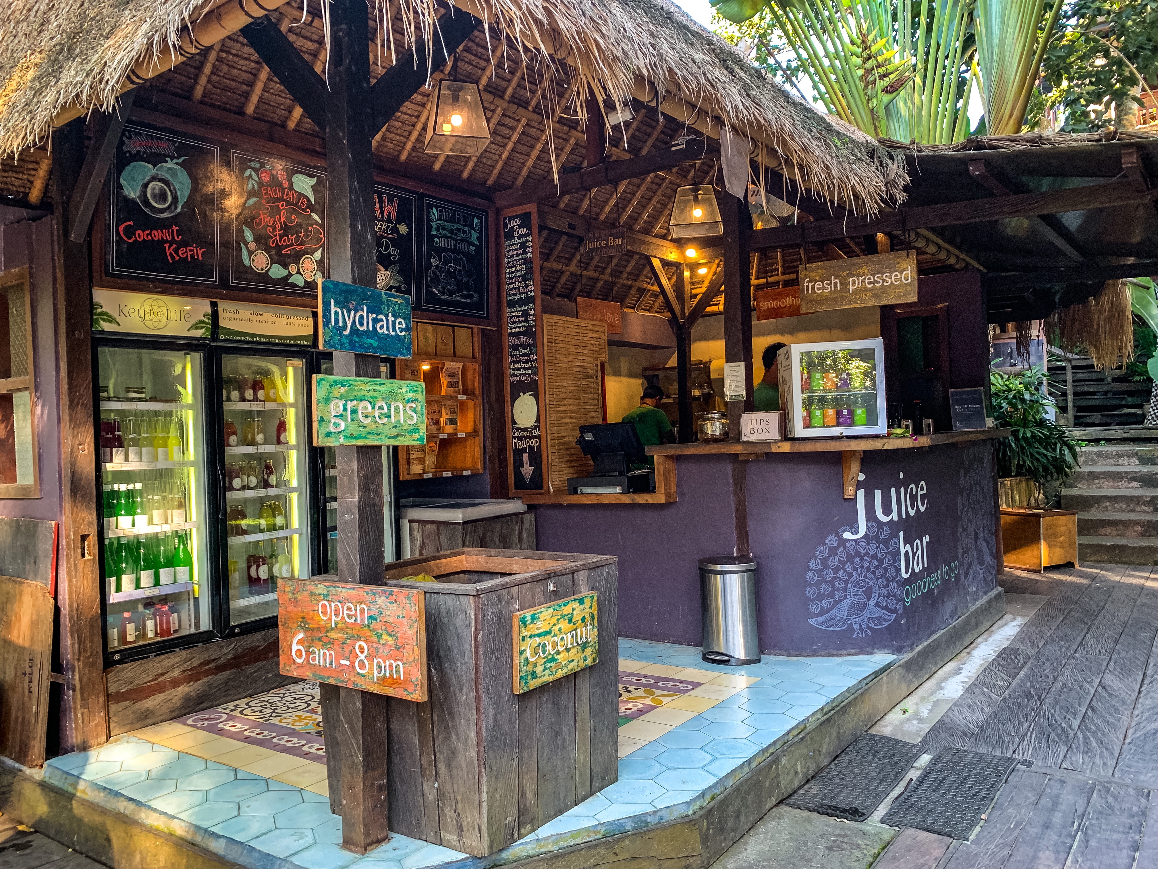 Photo of the Juice Bar at the Yoga Barn