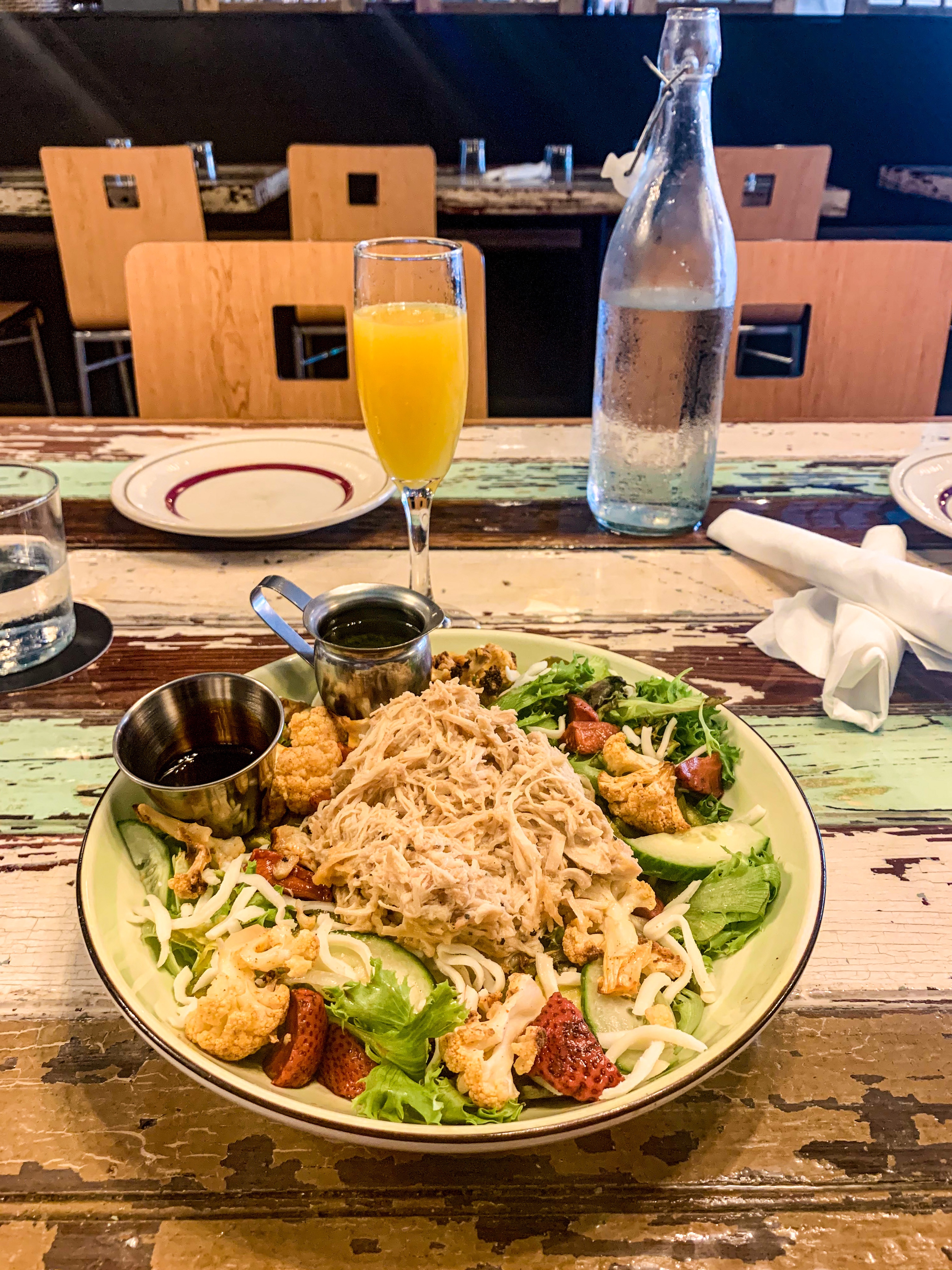 Salad from a restaurant in Savannah