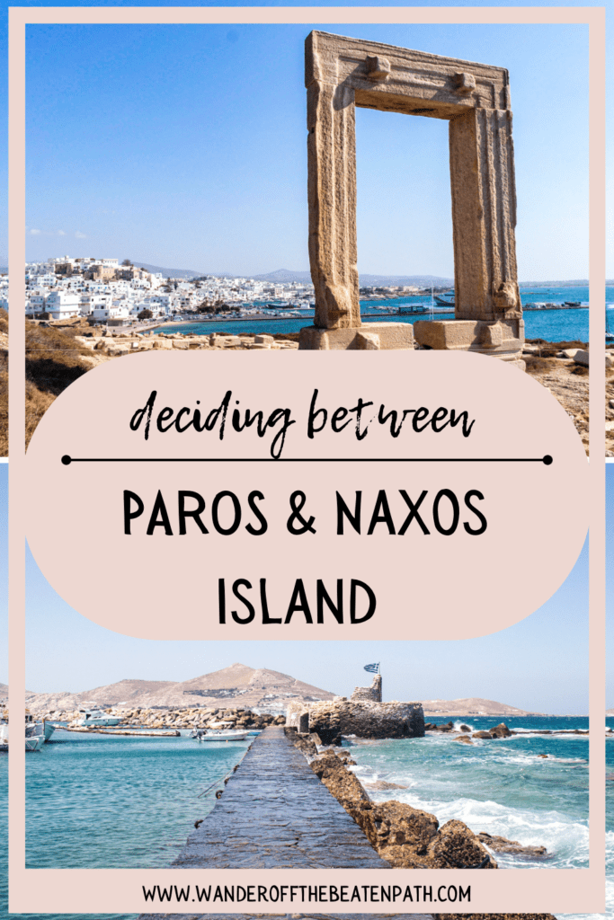 Photo overlooking a village in Naxos. Click here for a guide to Paros and Naxos Island in Greece