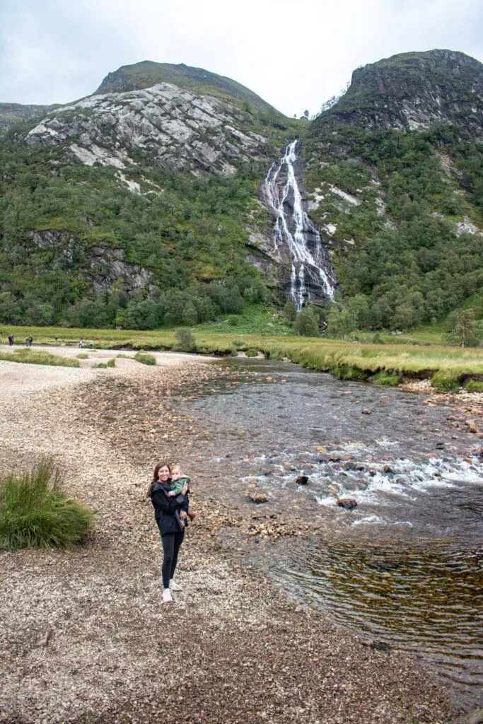 Waterfall hike in Fort William, Scotland