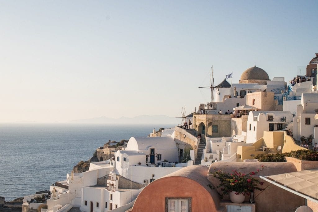 View of Oia, Greece