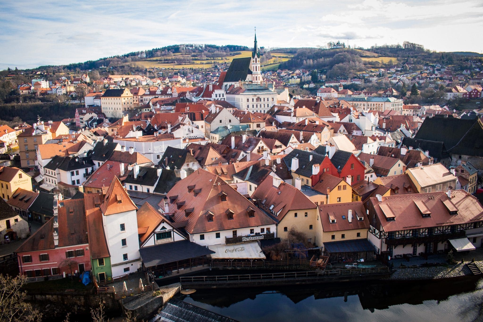 View of Cesky Krumlov, Czech Republic