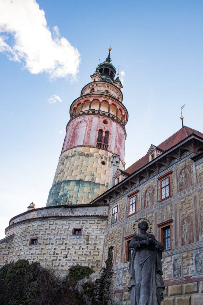 Photo of the Castle Tower in Cesky Krumlov