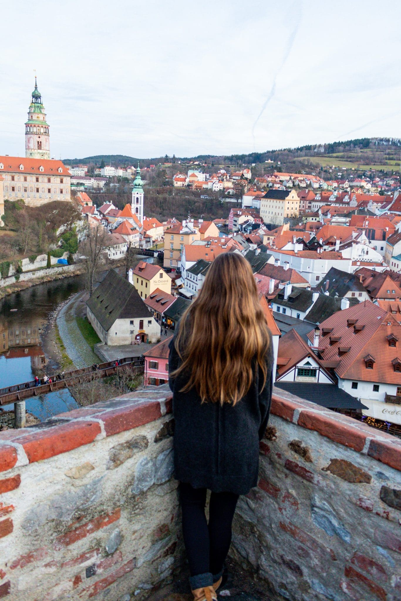 Enjoying the view of Cesky