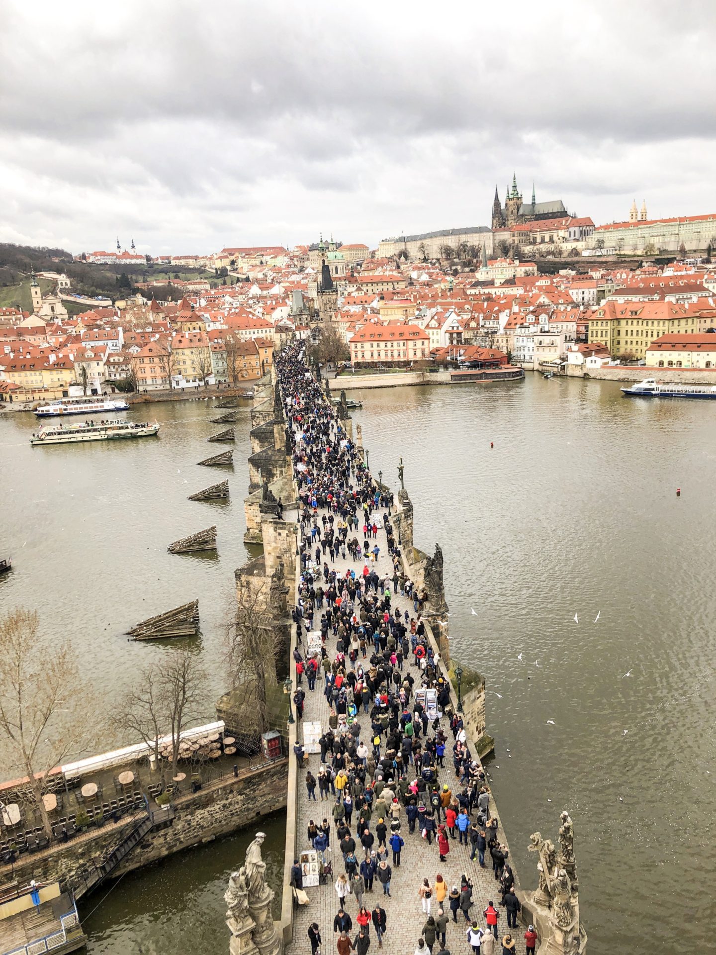 View of Charles Bridge, Prague