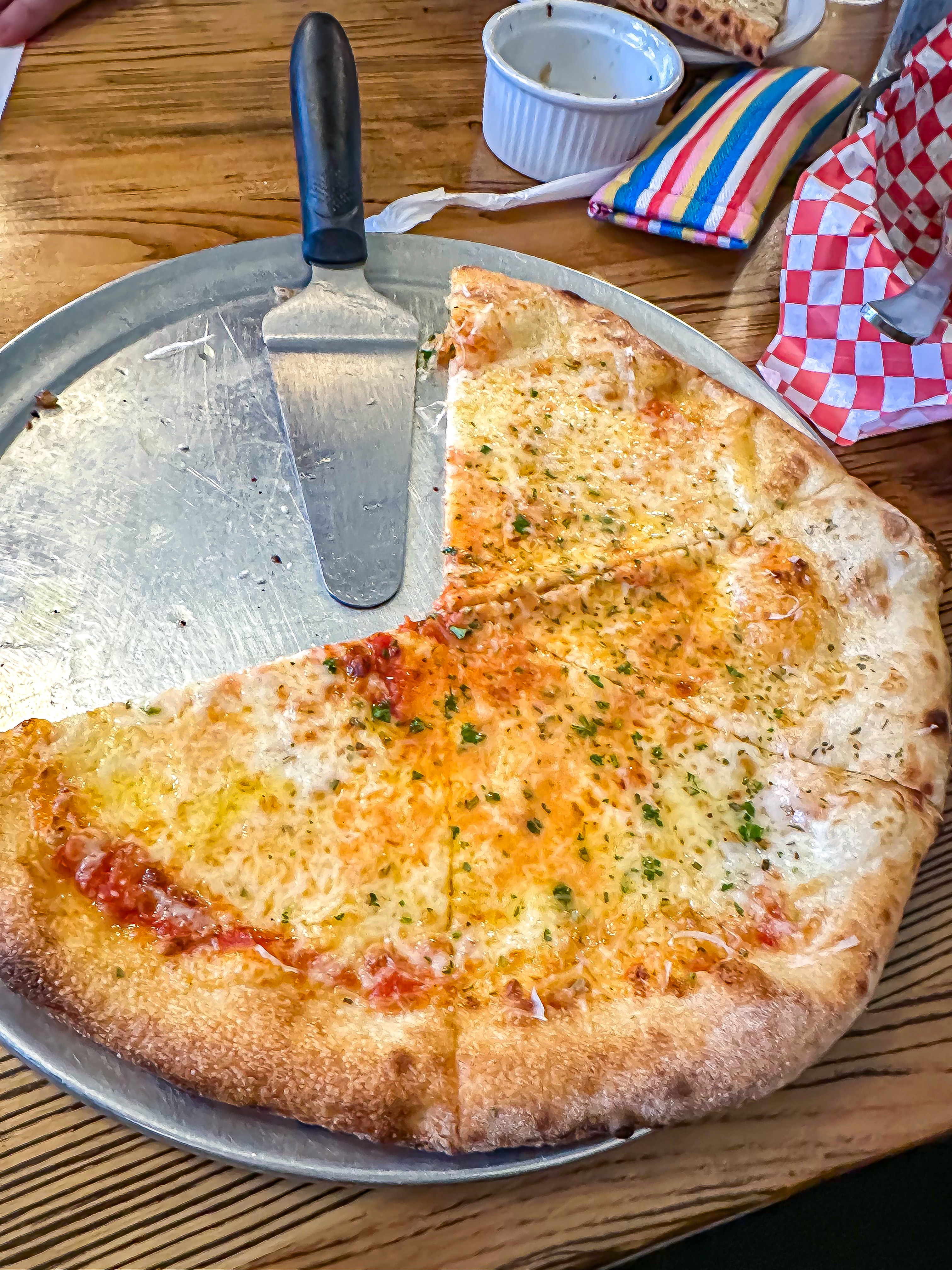 Cheese pizza from Black Sheep