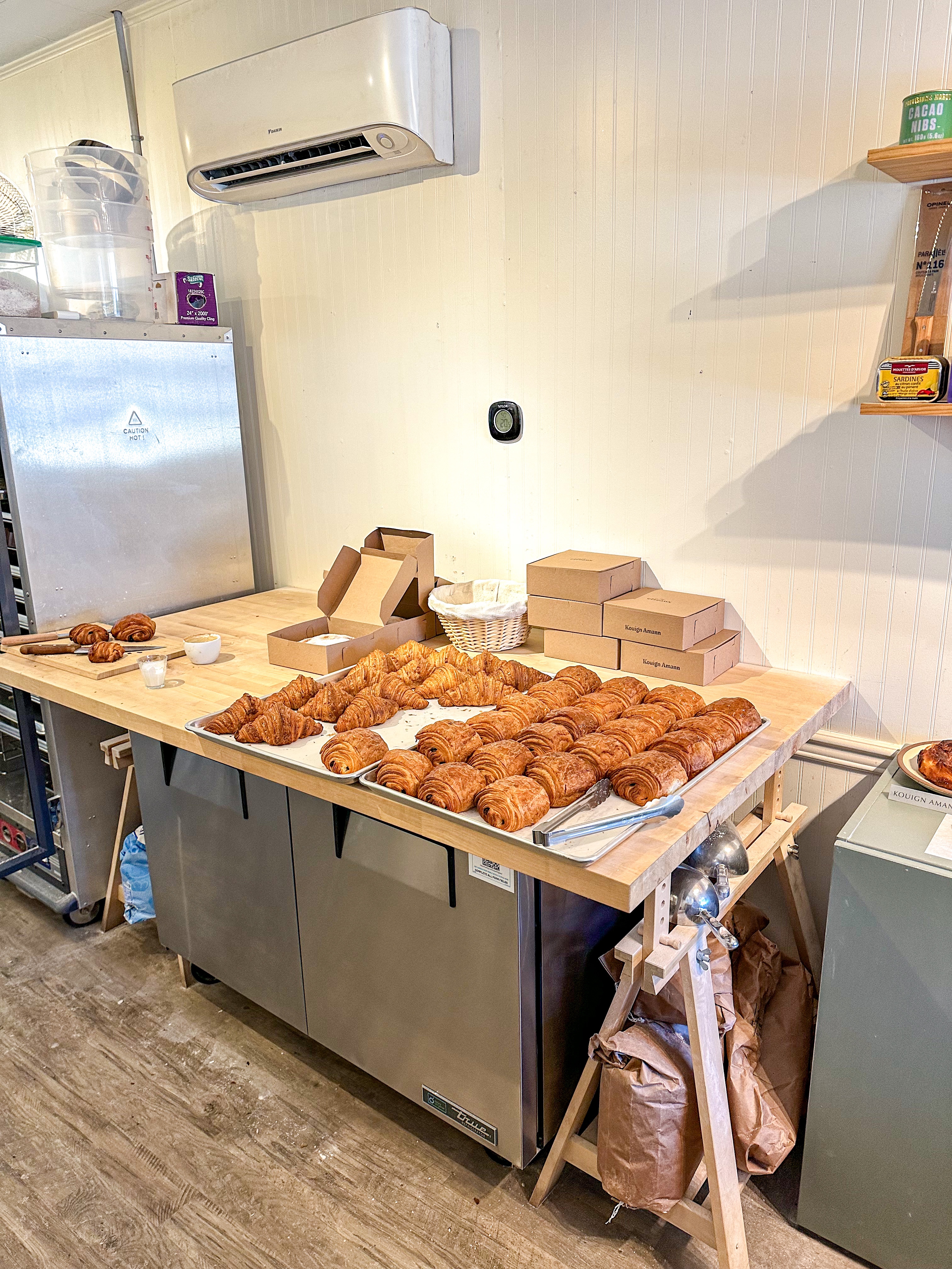 Fresh assortment of pastries from Les Ciseaux