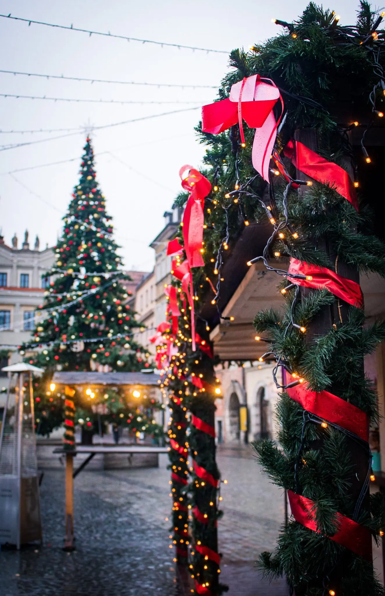 Photo of the Christmas Market in Warsaw