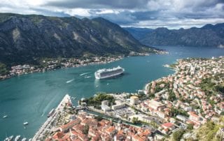 Photo overlooking the Bay of Kotor