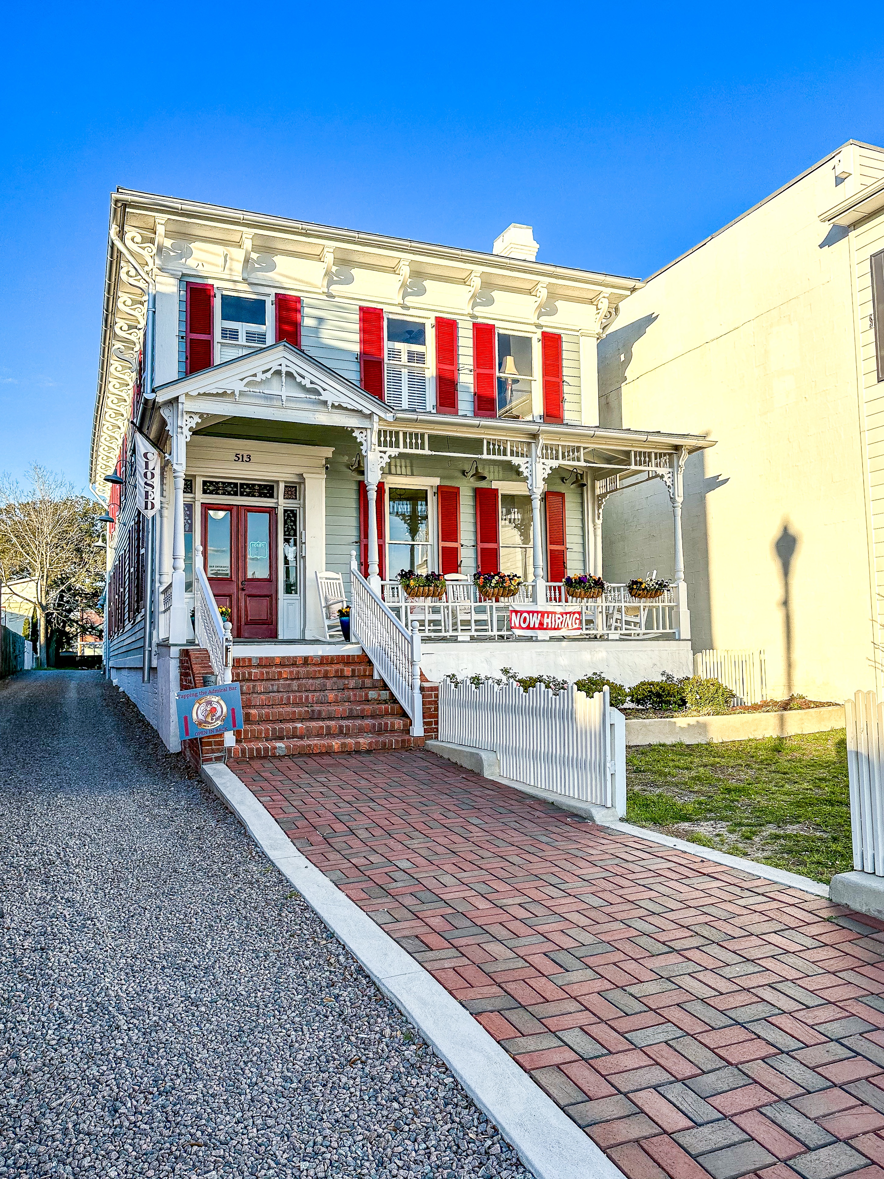 View of Marmalade Cafe in Beaufort NC