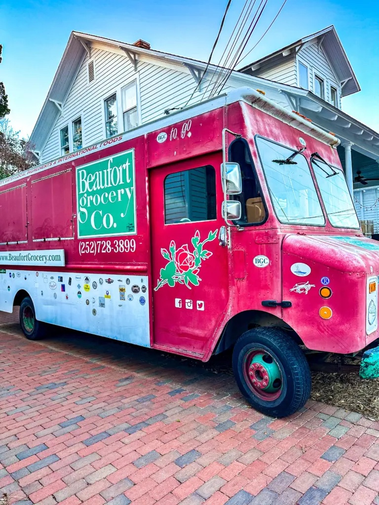 Shot of the Beaufort Cafe Truck in Beaufort NC