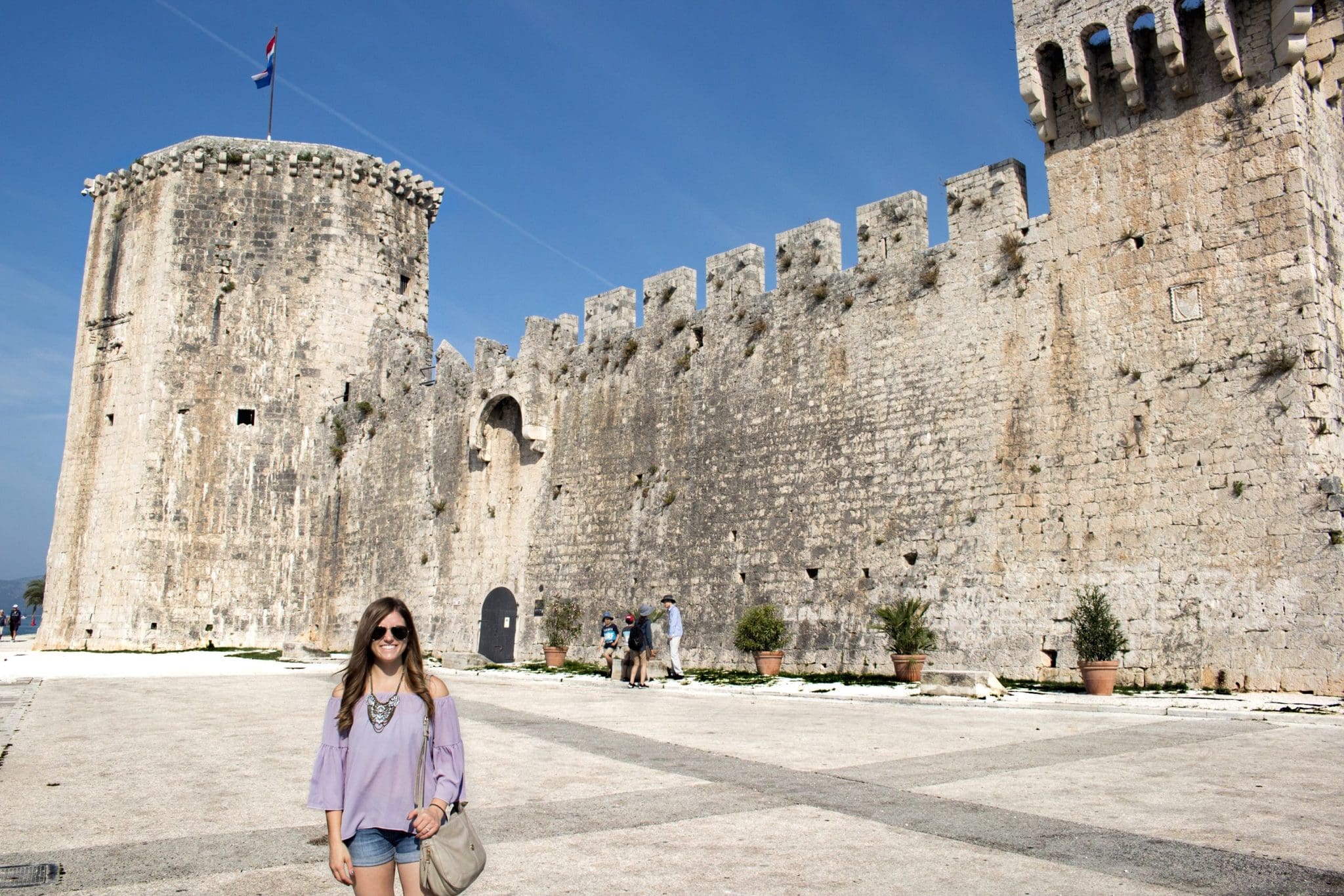 Posing in Trogir