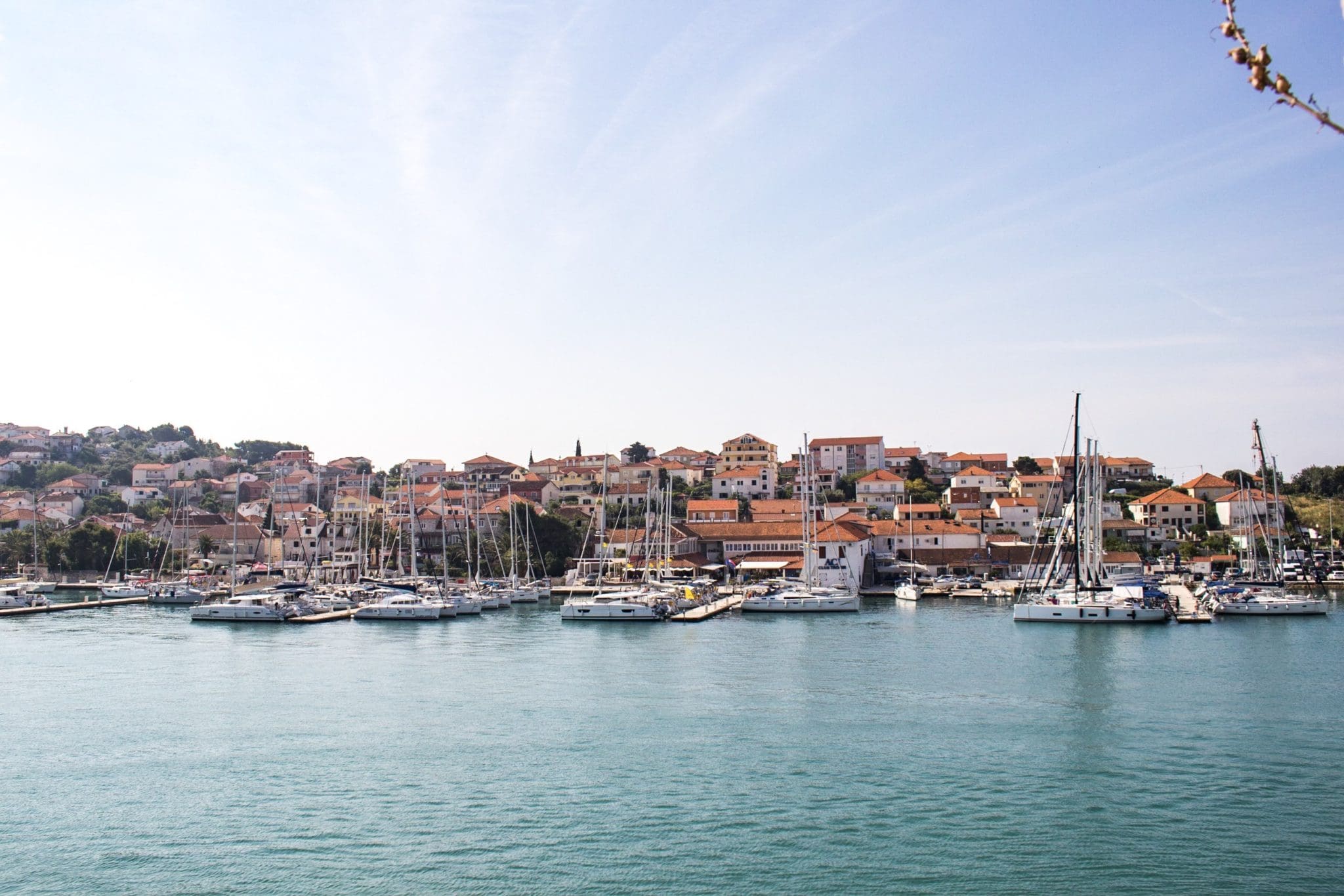 View of the waterfront in Trogir