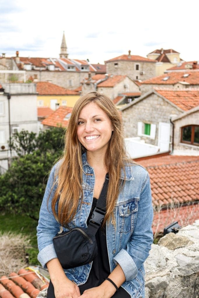 Exploring the Old Town walls in Budva, Montenegro