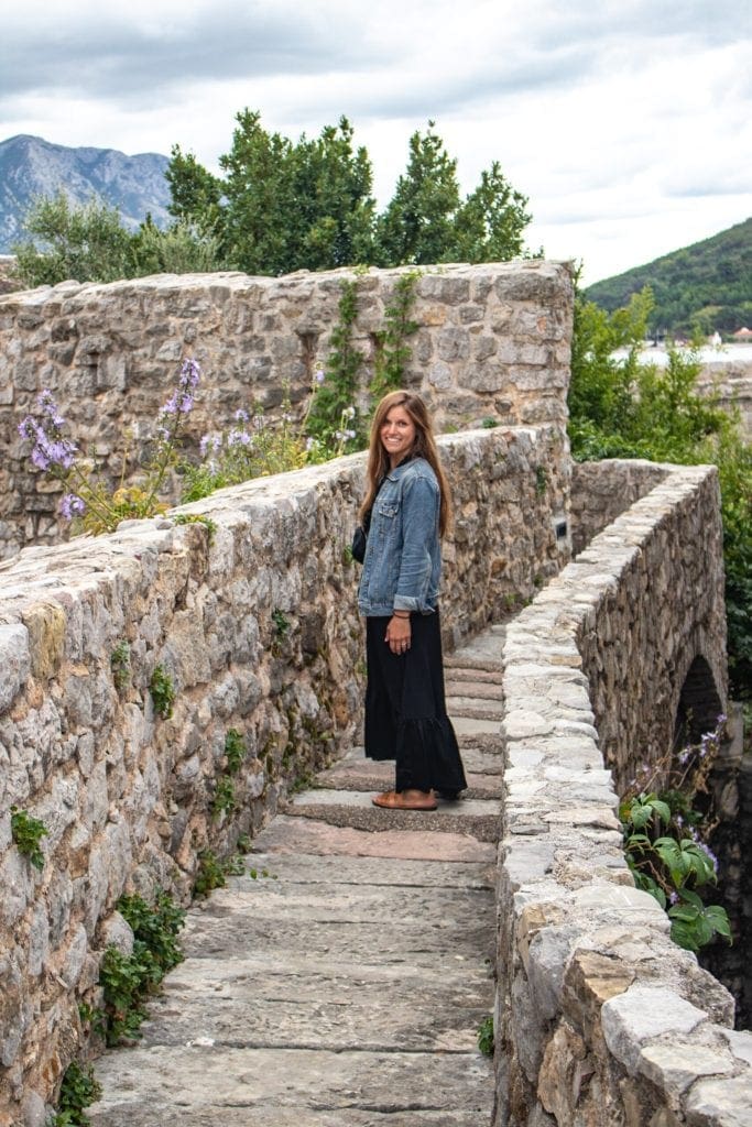 Photo walking around the Old Town Walls in Budva