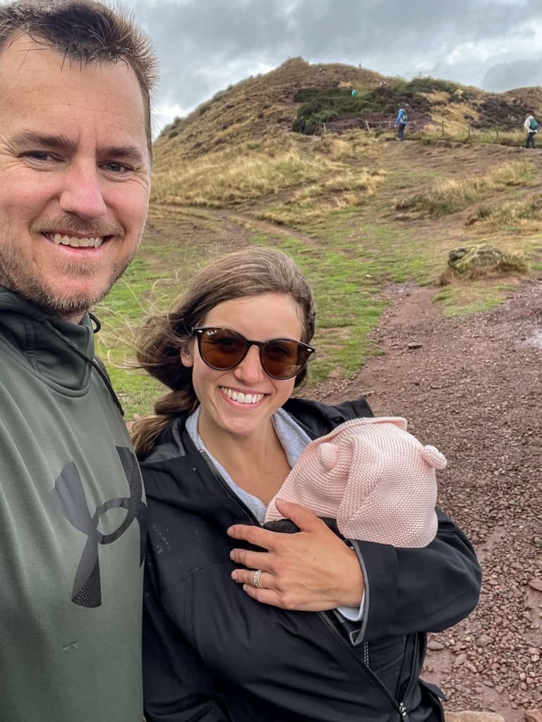 Hiking Arthurs Seat in Edinburgh