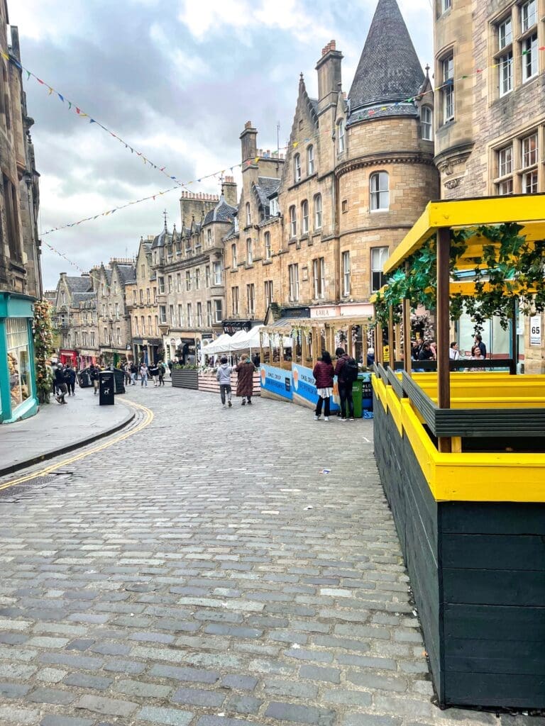 The streets of Old Town, Edinburgh