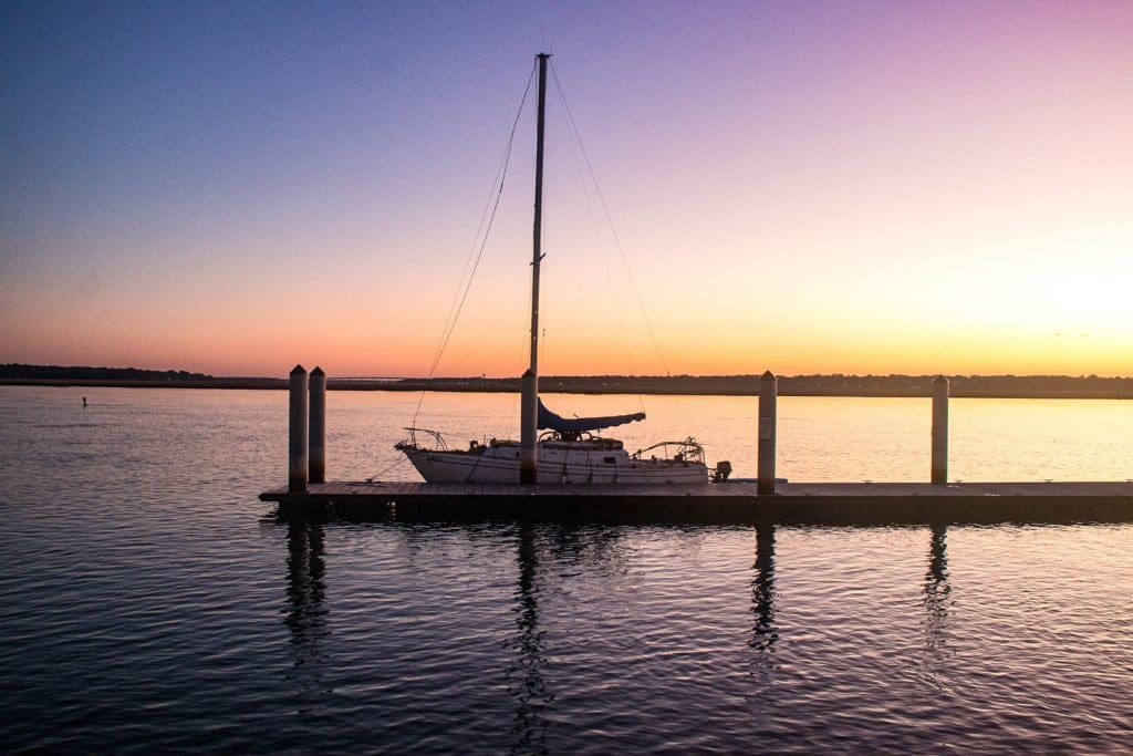 Sunset in Beaufort, South Carolina