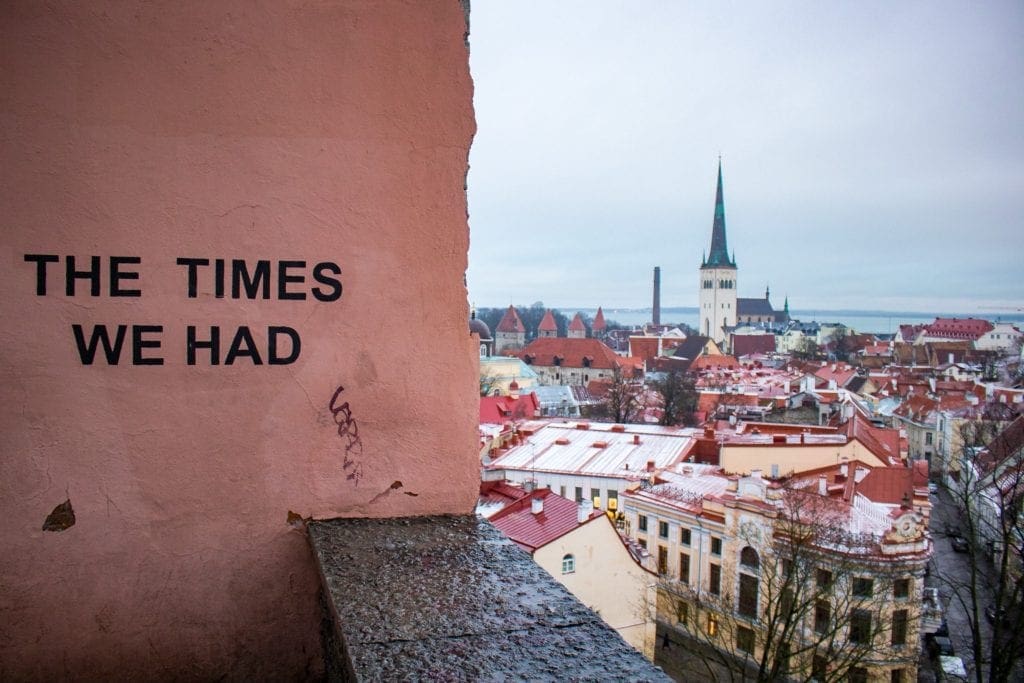 The times we had lookout point in Tallinn, Estonia